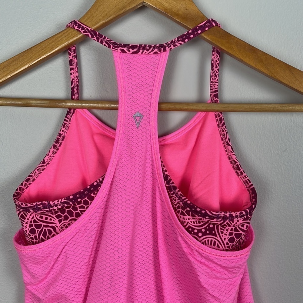 Ivivva By Lululemon Layered Tank w Built in Sports Bra. Size 10. - Picture 7 of 10